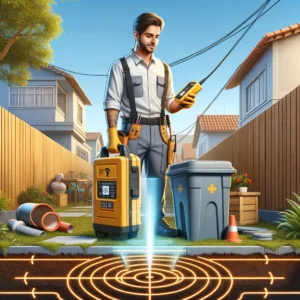 Localização de Caixa de Esgoto